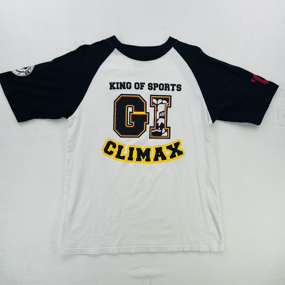 Vintage NJPW Shirt Mens Large G1 Climax 2003 Wrestling King of Sports Japan 2000
